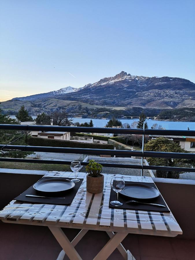 Studio Vue Sur Lac Et Montagne Савин Экстерьер фото