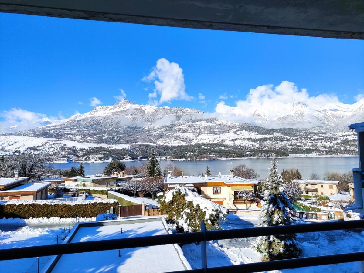 Studio Vue Sur Lac Et Montagne Савин Экстерьер фото